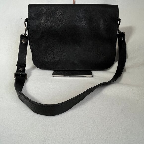 Pristine PATRICIA Nash Black Pebbled Leather Shoulder Bag - Picture 1 of 14